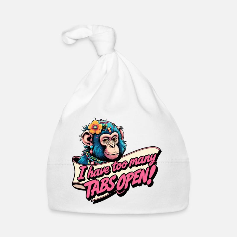 Too Many Tabs Open Baby Bio-Mütze