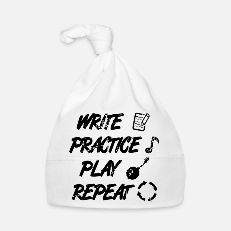 Write Practice Play Repeat Baby Bio-Mütze
