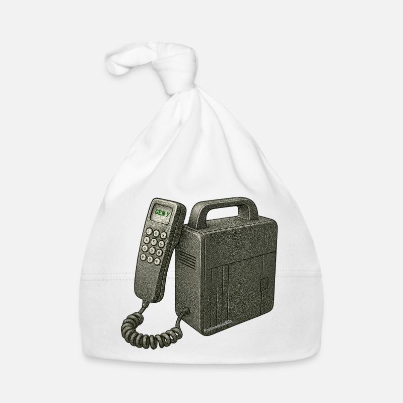 Nostalgisches Telefon Baby Bio-Mütze