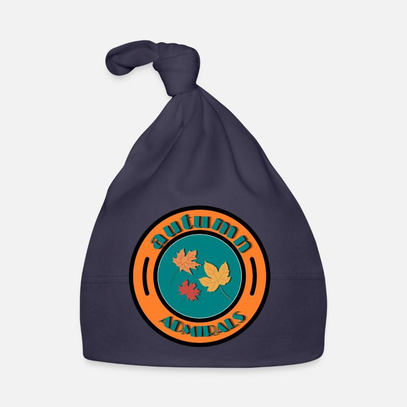 Autumn Leaves Emblems Organic Baby Cap