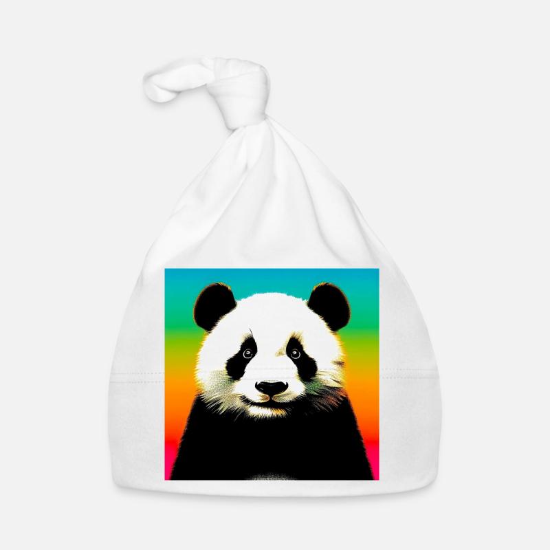 Panda Baby Bio-Mütze