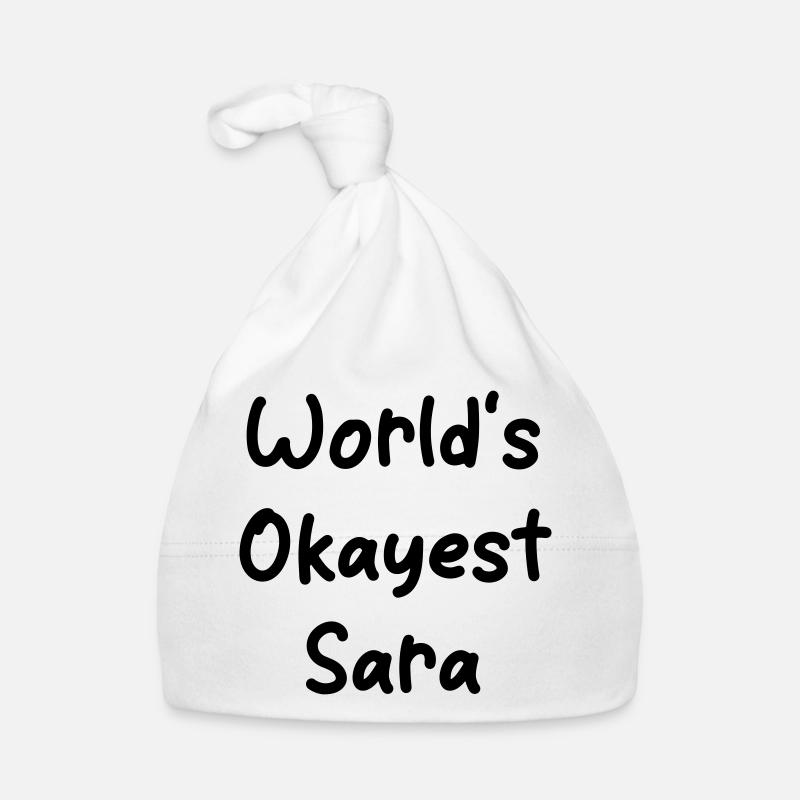 World's okayest Sara Baby Bio-Mütze