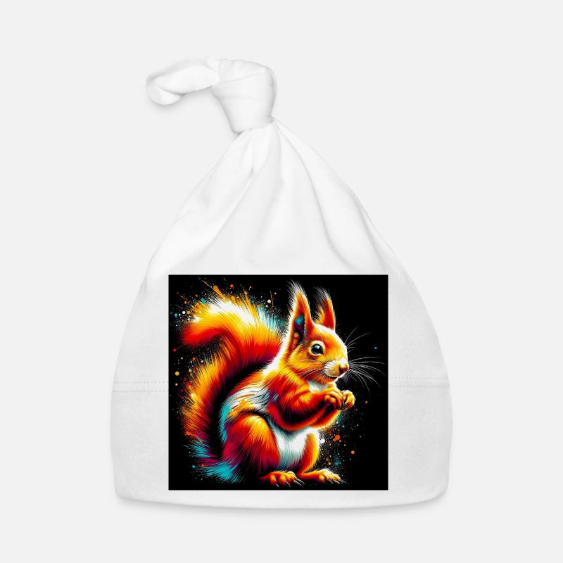 squirrel Organic Baby Cap