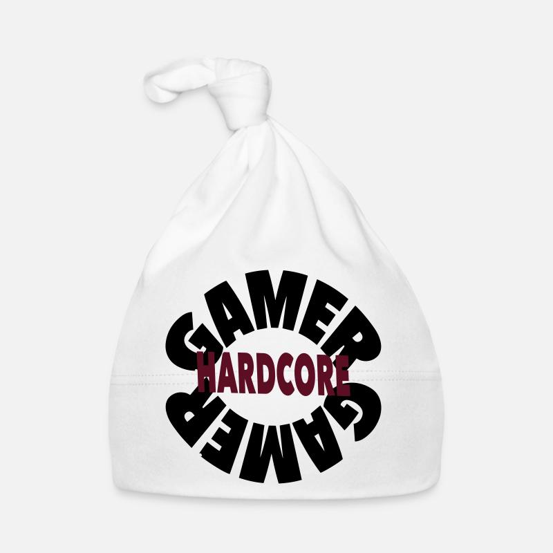 Gamer Hardcore – Déclaration audacieuse de jeu Bonnet bio Bébé