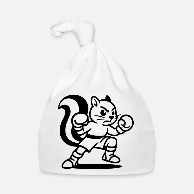 Boxer Eichhörnchen Baby Bio-Mütze