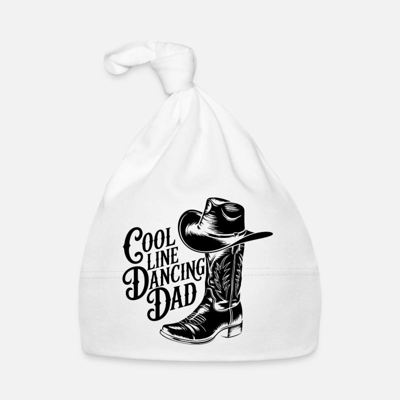Line Dance Dad Dances Line Dance Organic Baby Cap