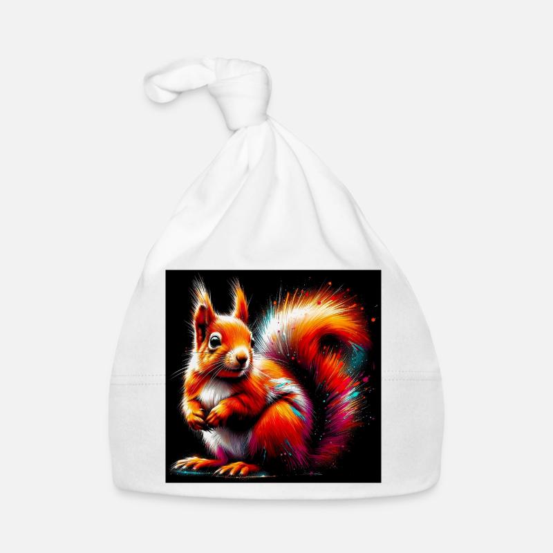 Eichhörnchen Baby Bio-Mütze