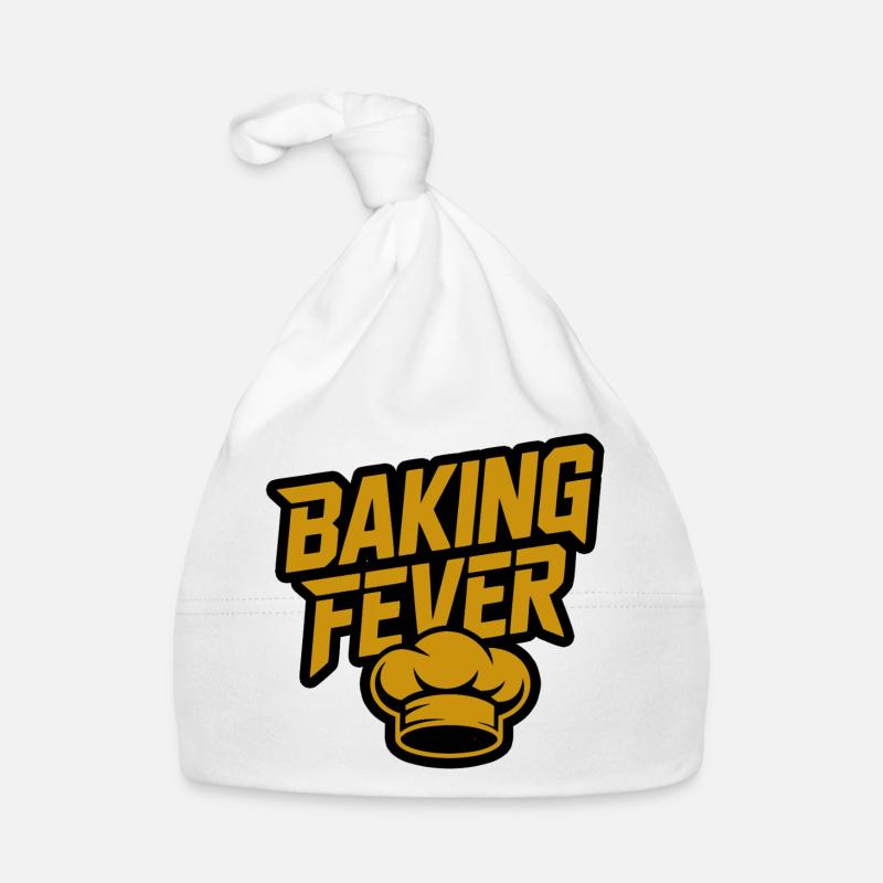 Baking Fever : Graphique de la toque de chef Bonnet bio Bébé
