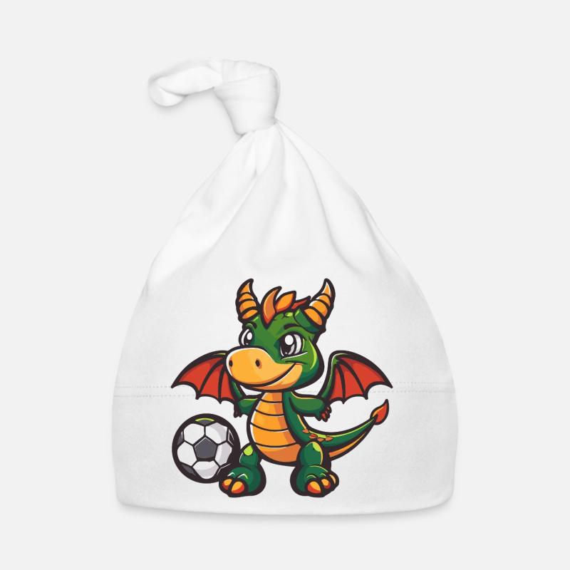 Dragon avec boule Bonnet bio Bébé