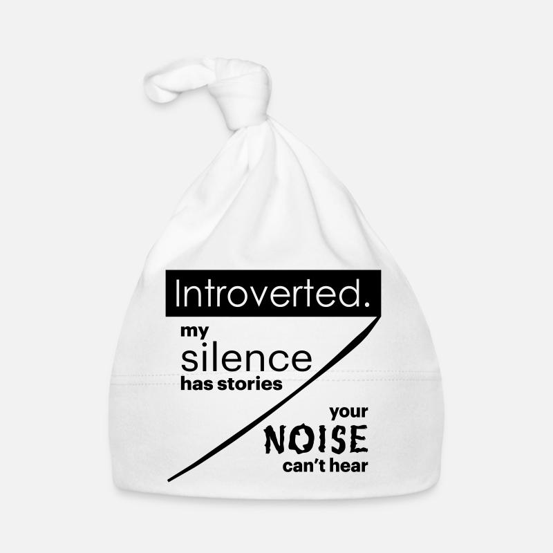Introverted. Silence – noise. Organic Baby Cap