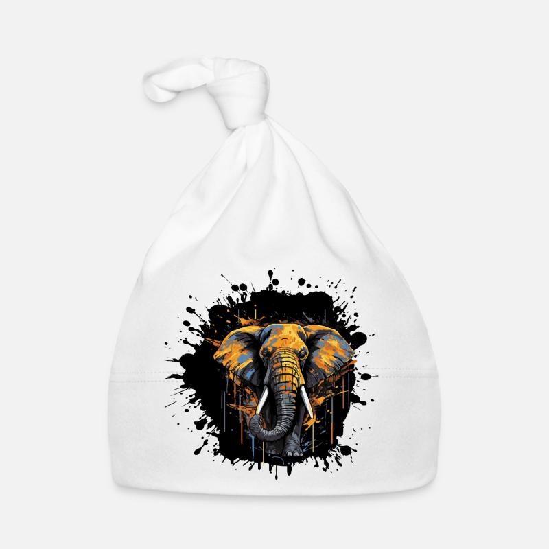 Elefant Splash Baby Bio-Mütze