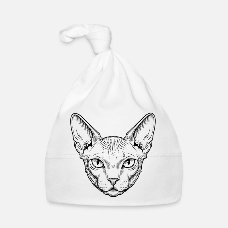 Sphynx Katze Baby Bio-Mütze