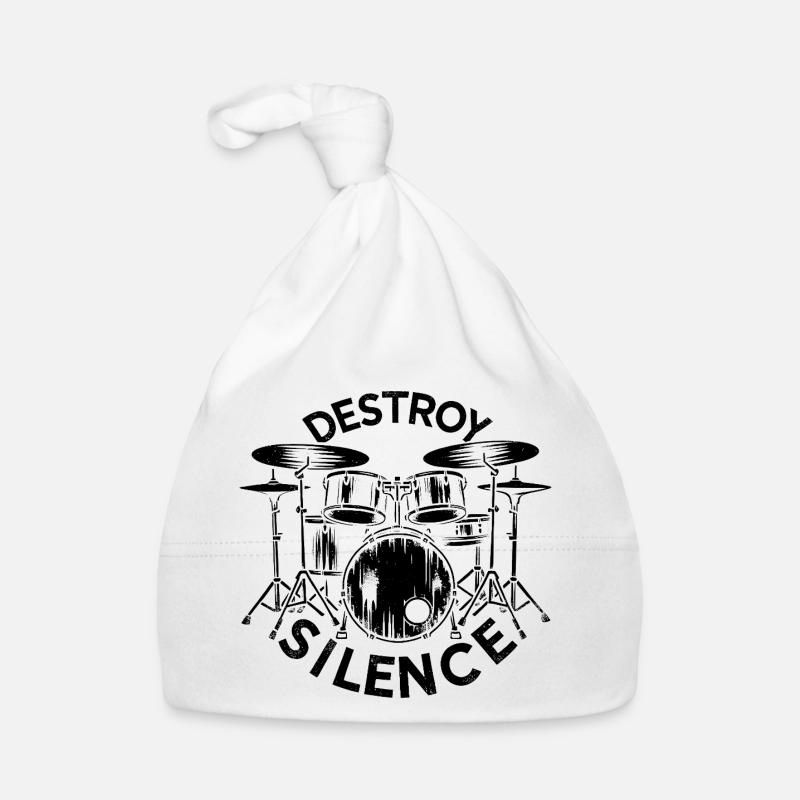 Destroy Silence Drummer Baby Bio-Mütze