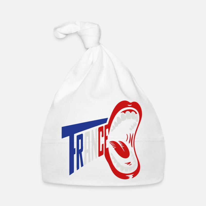 Typographie rétro de Trance Scream Bonnet bio Bébé