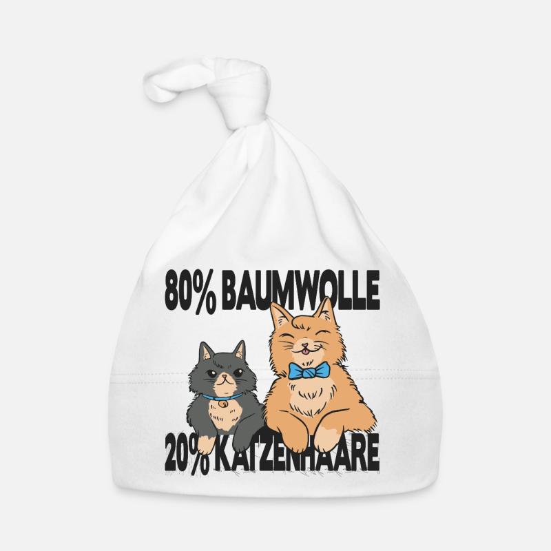 Chat propriétaire de chat, chat dit cadeau Bonnet bio Bébé
