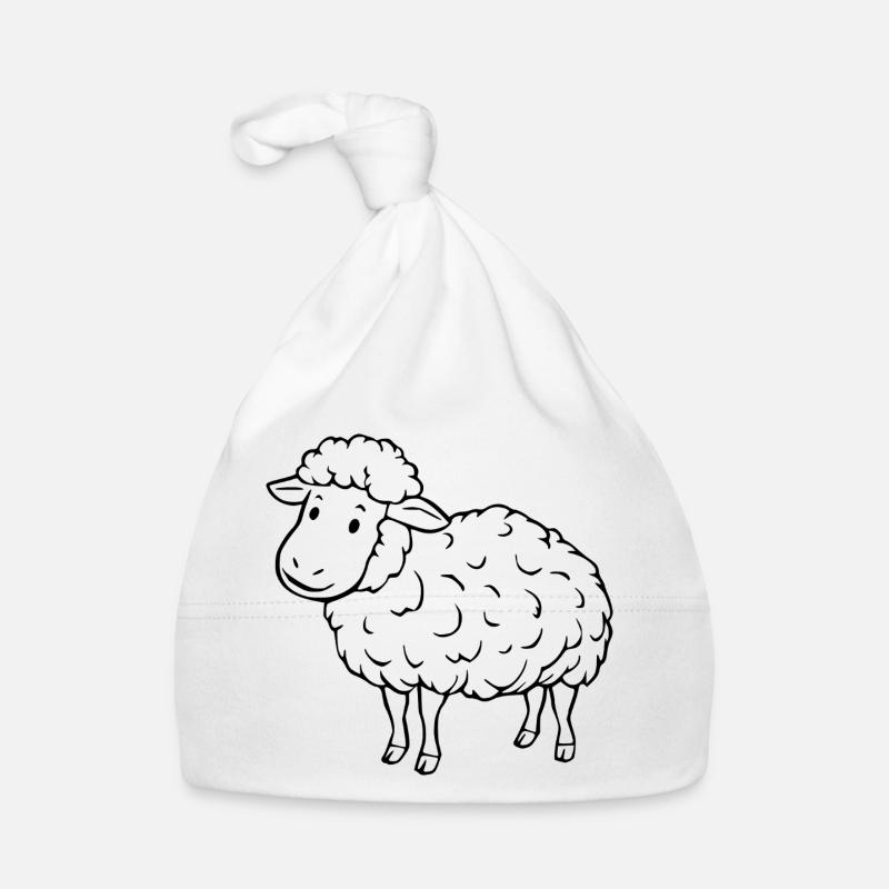 Schaf Schäfchen Lamm Baby Bio-Mütze