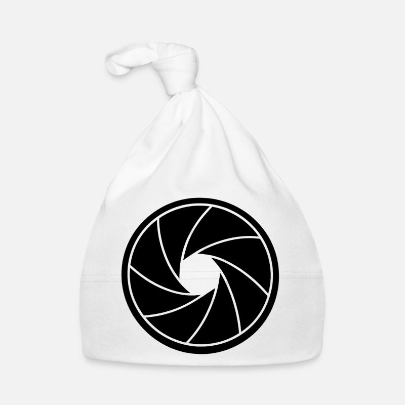 Spirale d’ouverture noir et blanc Bonnet bio Bébé