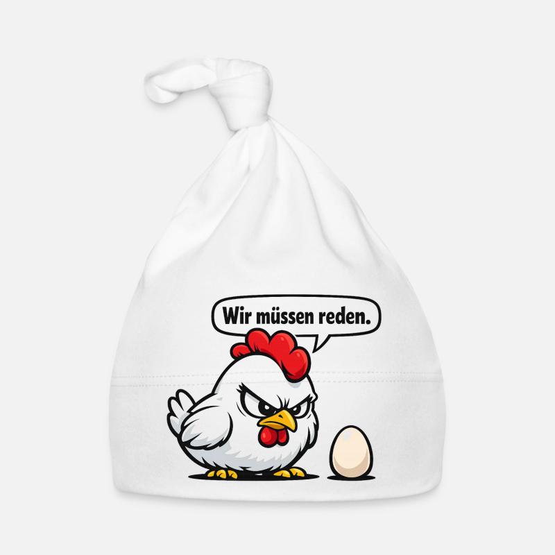 On doit parler du cadeau d’humour de poule Bonnet bio Bébé