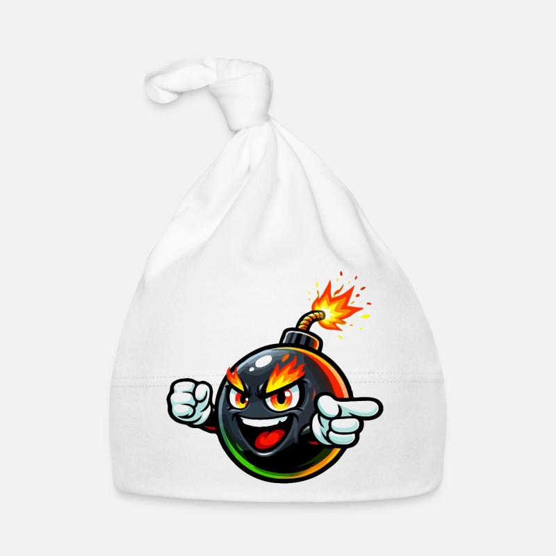 Explosive, wütende Bombenshow Baby Bio-Mütze
