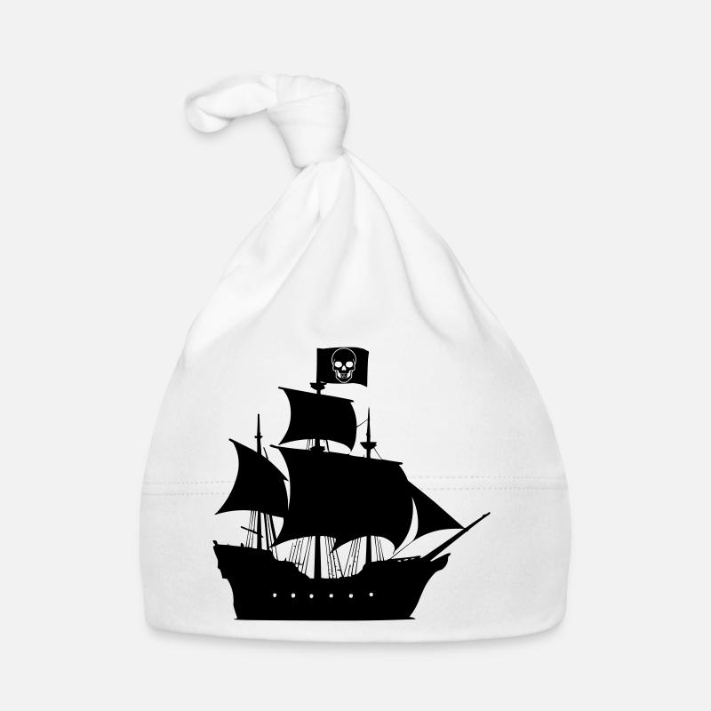 Pirate ship Organic Baby Cap