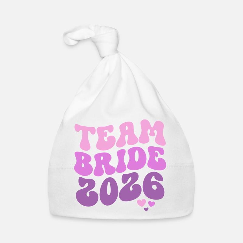 Équipe Mariée 2026 Bonnet bio Bébé