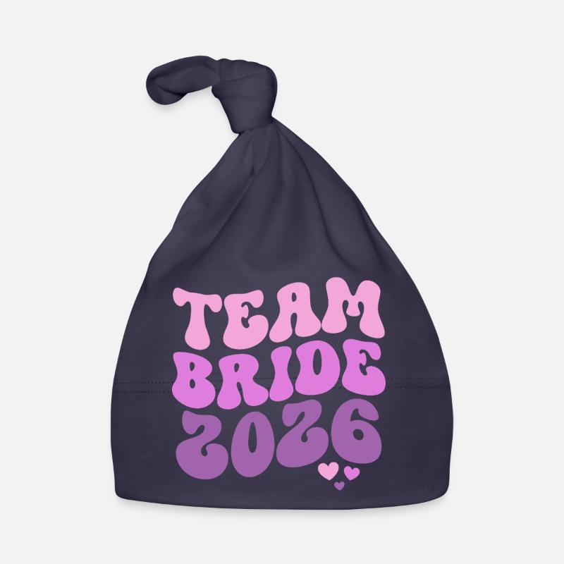 Team Bride 2026 Organic Baby Cap