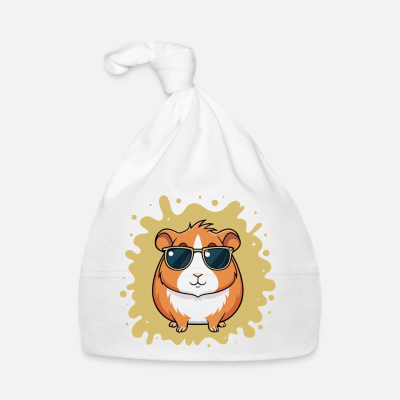 Hamster Cool avec Lunettes de Soleil Bonnet bio Bébé