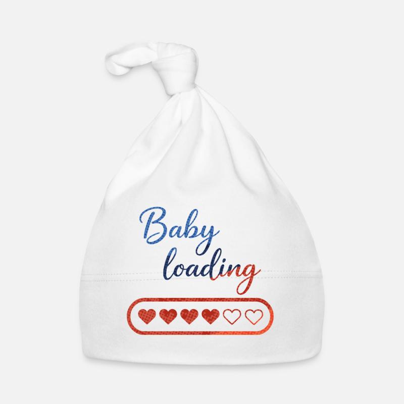 Baby Loading: Heart Countdown Organic Baby Cap