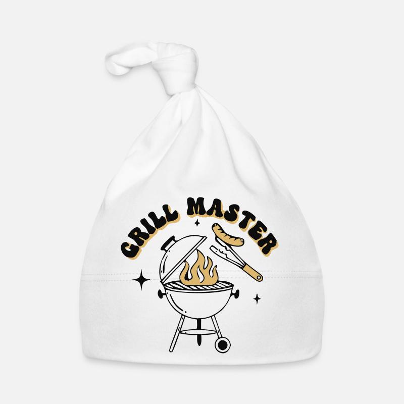 Papa du Maître BBQ Grill Drôle Bonnet bio Bébé