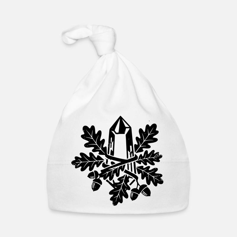 Forêt magique de la feuille de chêne de cristal Bonnet bio Bébé