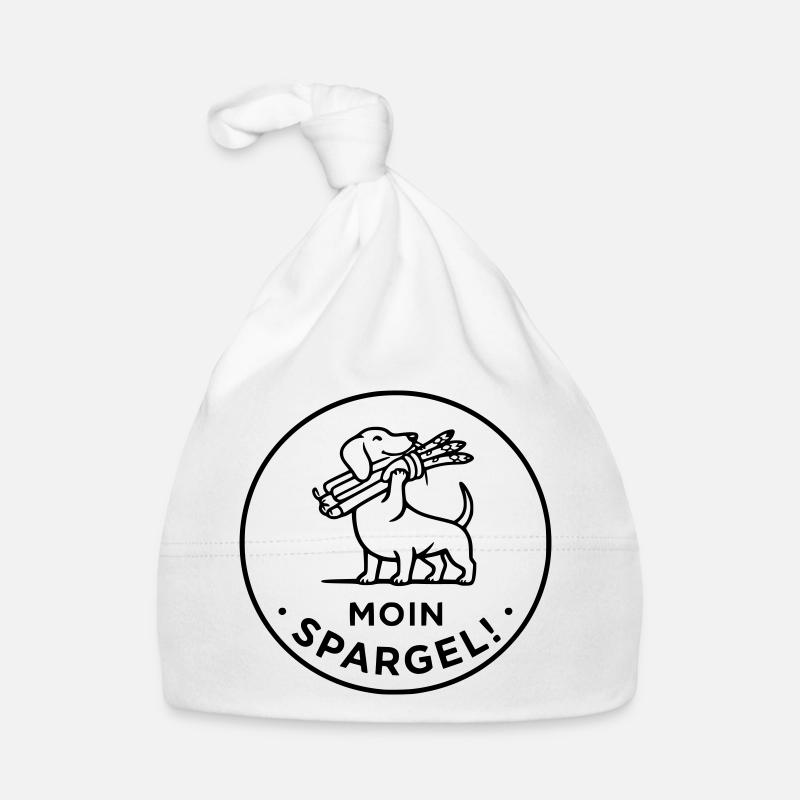 moin spargel dackel hund Baby Bio-Mütze