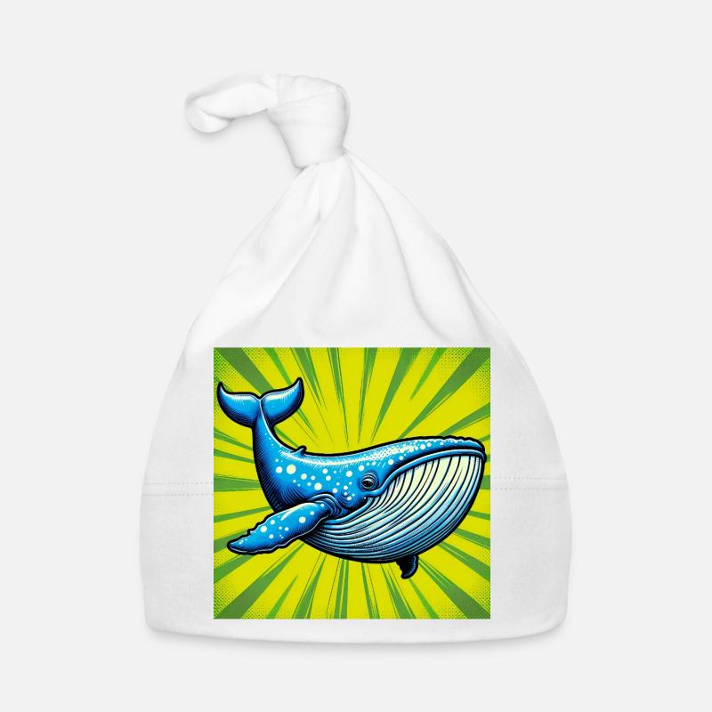 whale Organic Baby Cap