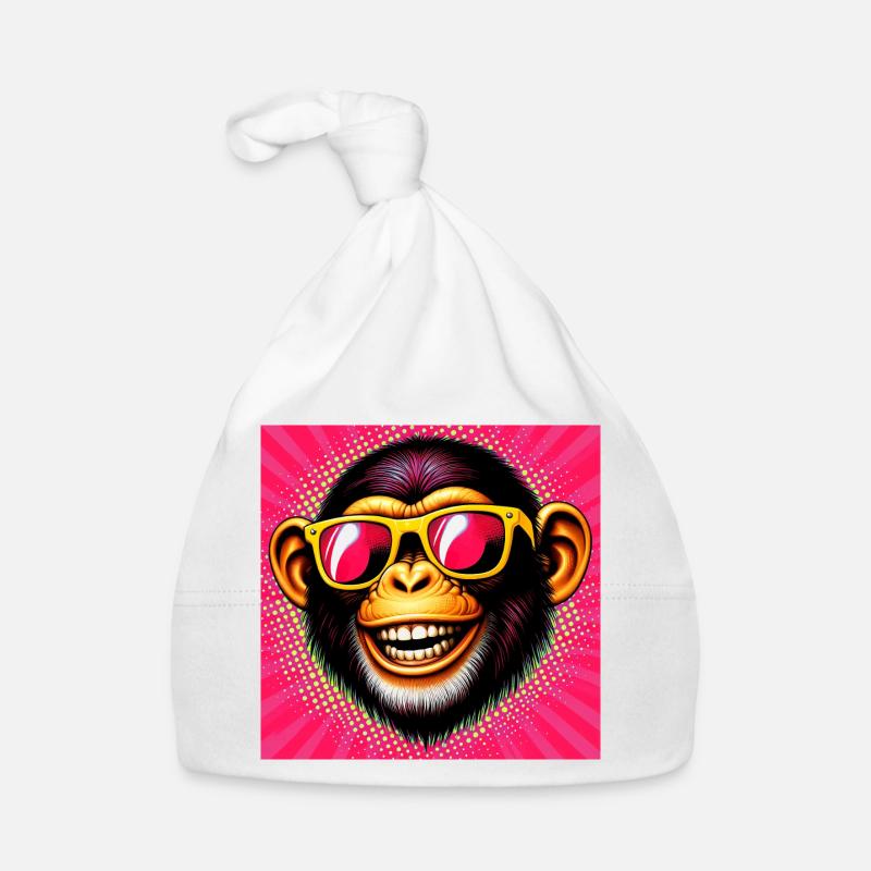 Schimpansen-Affe Baby Bio-Mütze