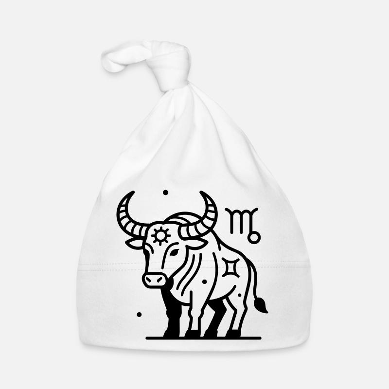 Tierkreiszeichen Stier Baby Bio-Mütze