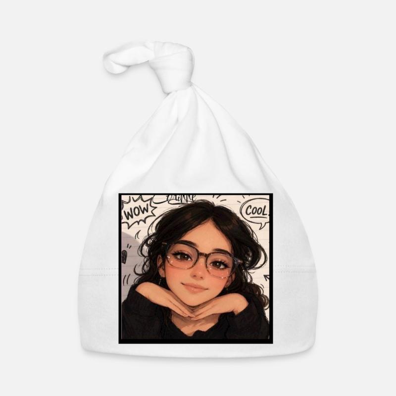 Corinne - Bonnet bio Bébé - blanc