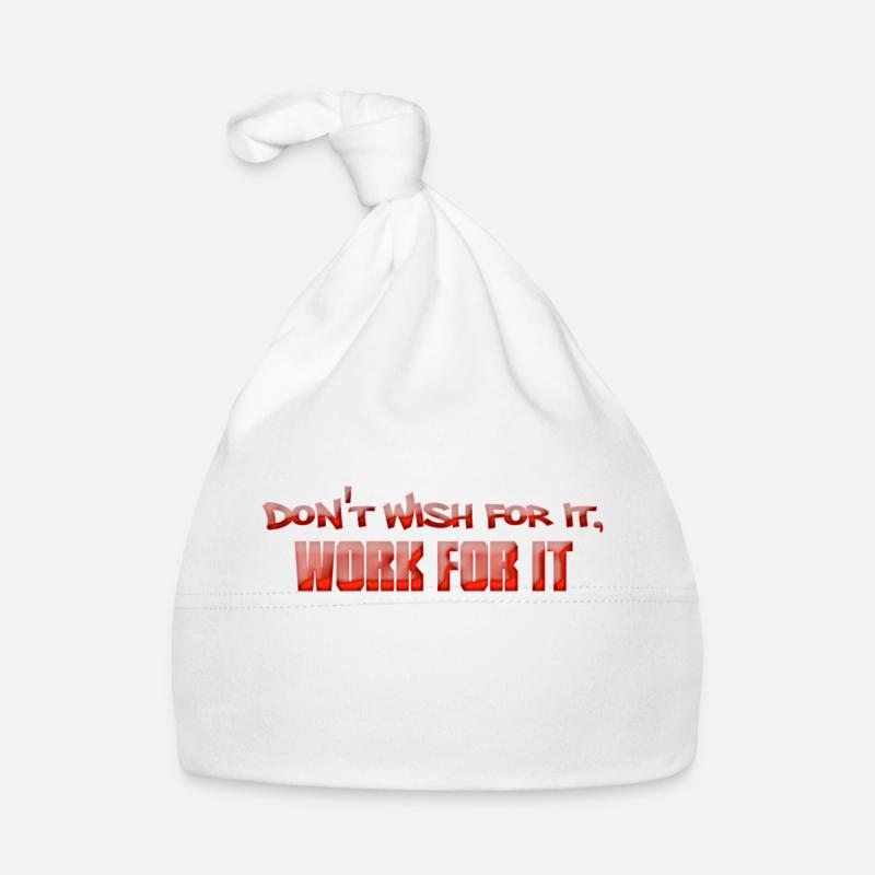 Work For It Organic Baby Cap