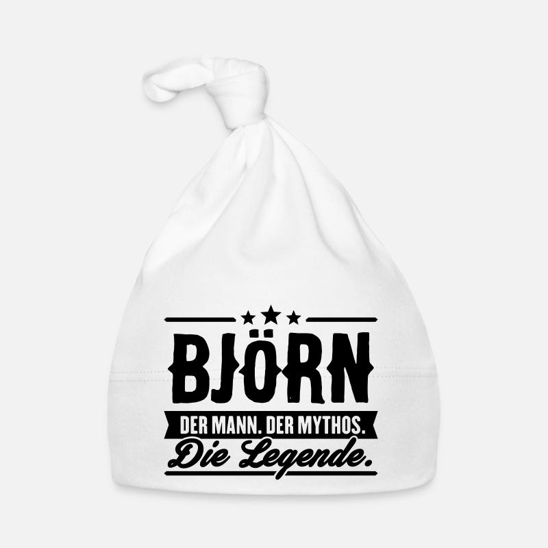 Mann Mythos Legende Björn Baby Bio-Mütze