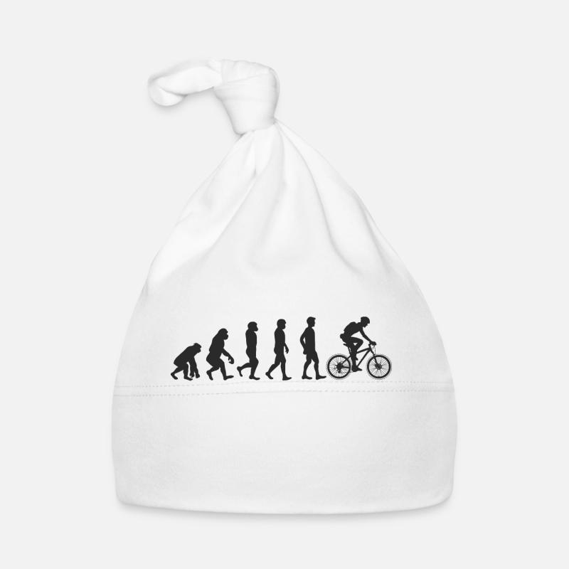 Evolution Bicycle - Bonnet bio Bébé - blanc