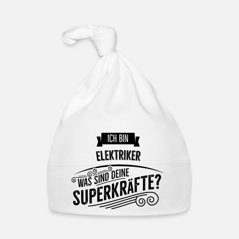 Elektriker Baby Bio-Mütze