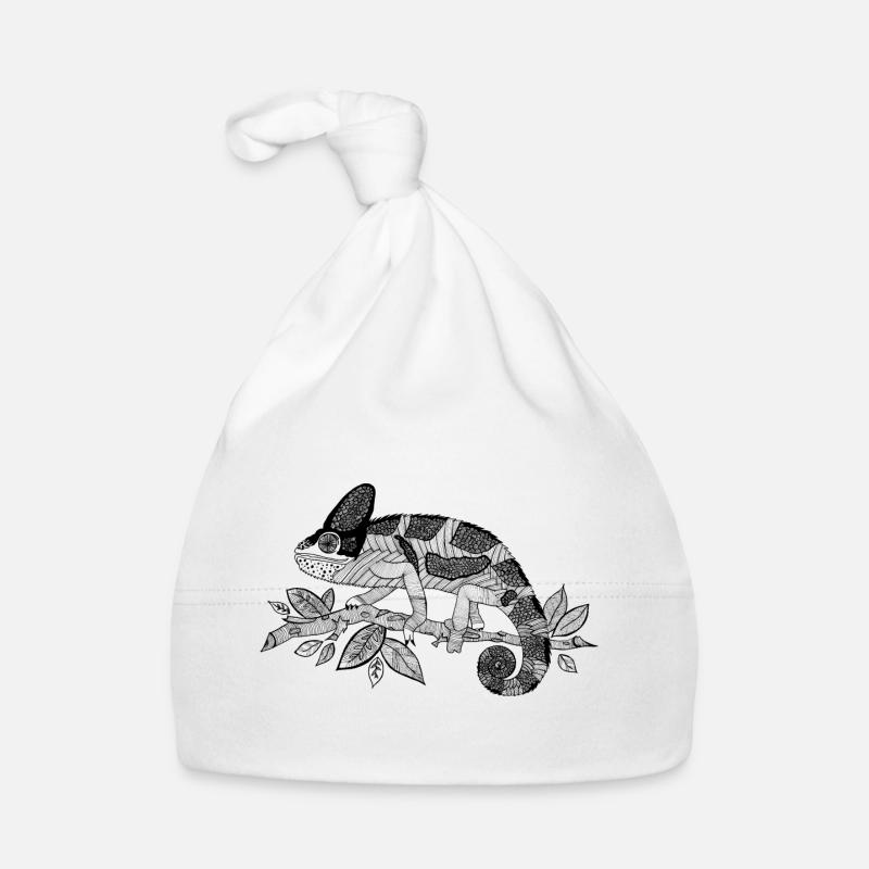 Chamäleon Baby Bio-Mütze