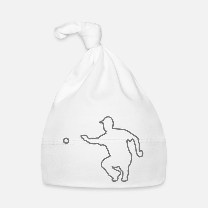 petanque2 pointer ball Organic Baby Cap