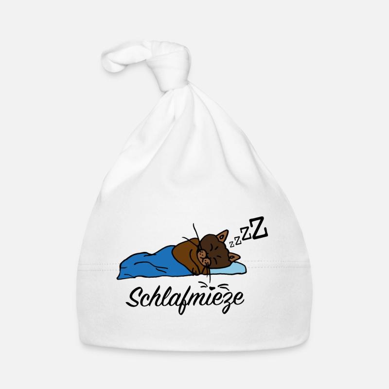 doux lit avec inscription idée de cadeau Bonnet bio Bébé