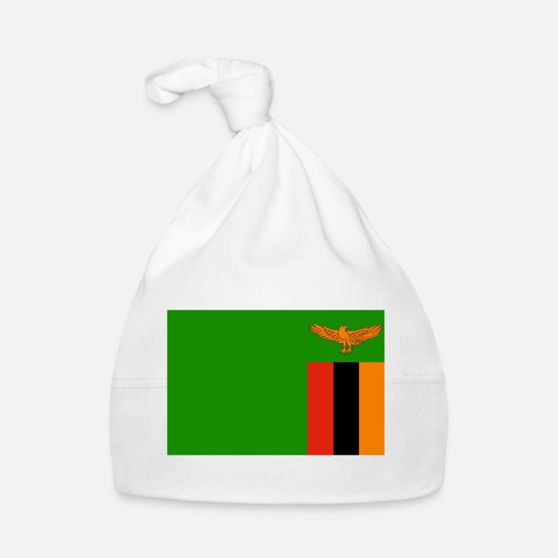 Sambia Flagg Baby Bio-Mütze