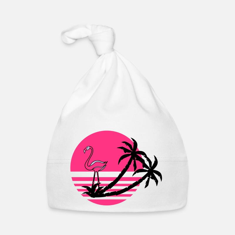 flamingo_island Organic Baby Cap