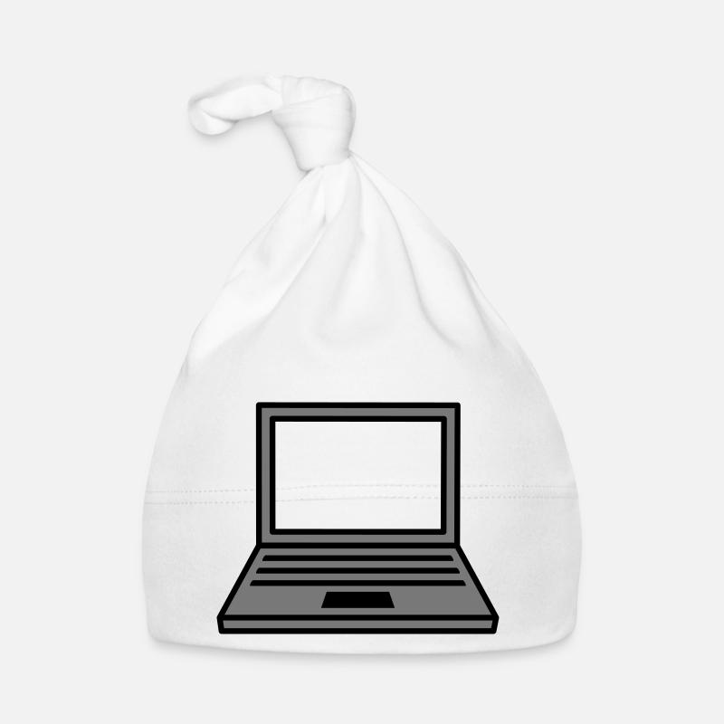 computer laptop notebook pc schreiben bildschirm m Baby Bio-Mütze