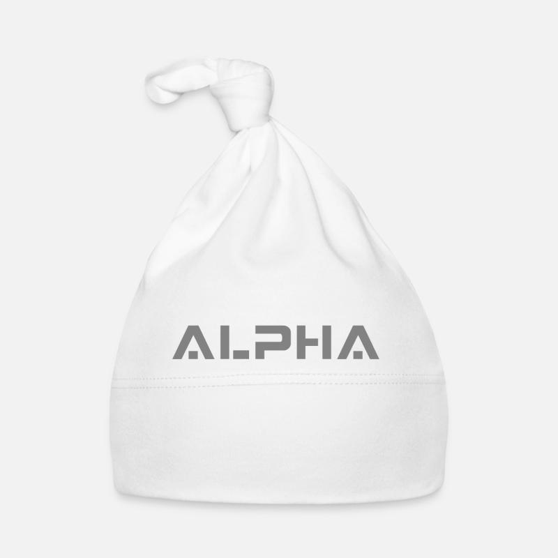 Alpha - Bonnet bio Bébé - blanc