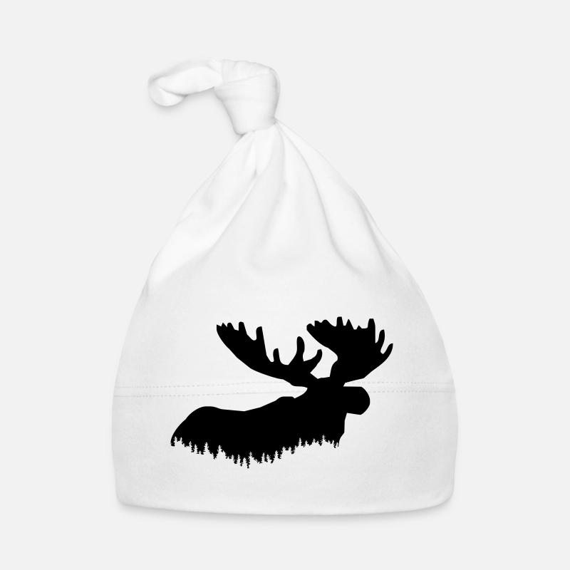 Moose Organic Baby Cap