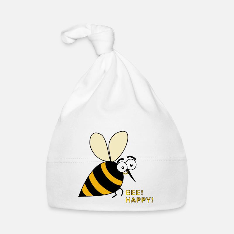 Bee happy! bee Organic Baby Cap