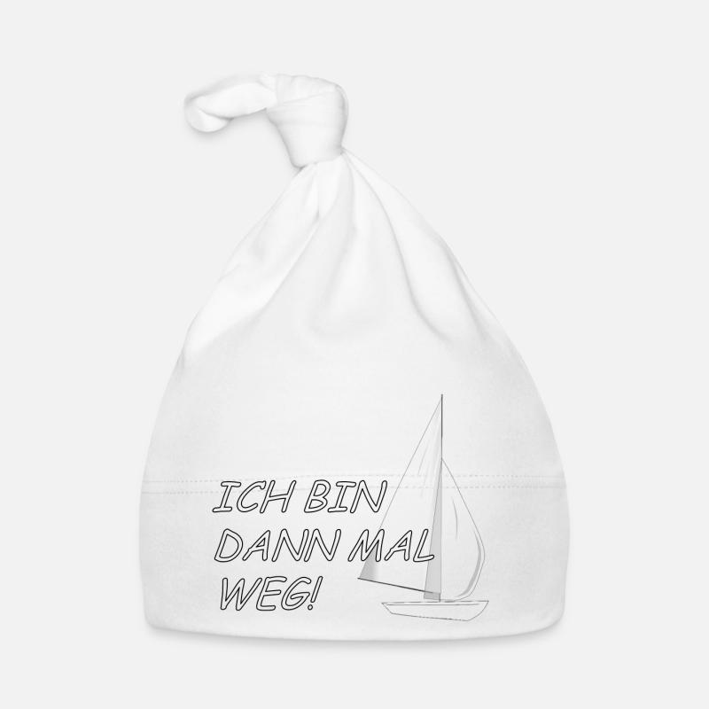 Ich bin dann mal weg! - Segeln - Matrose - Boot Baby Bio-Mütze