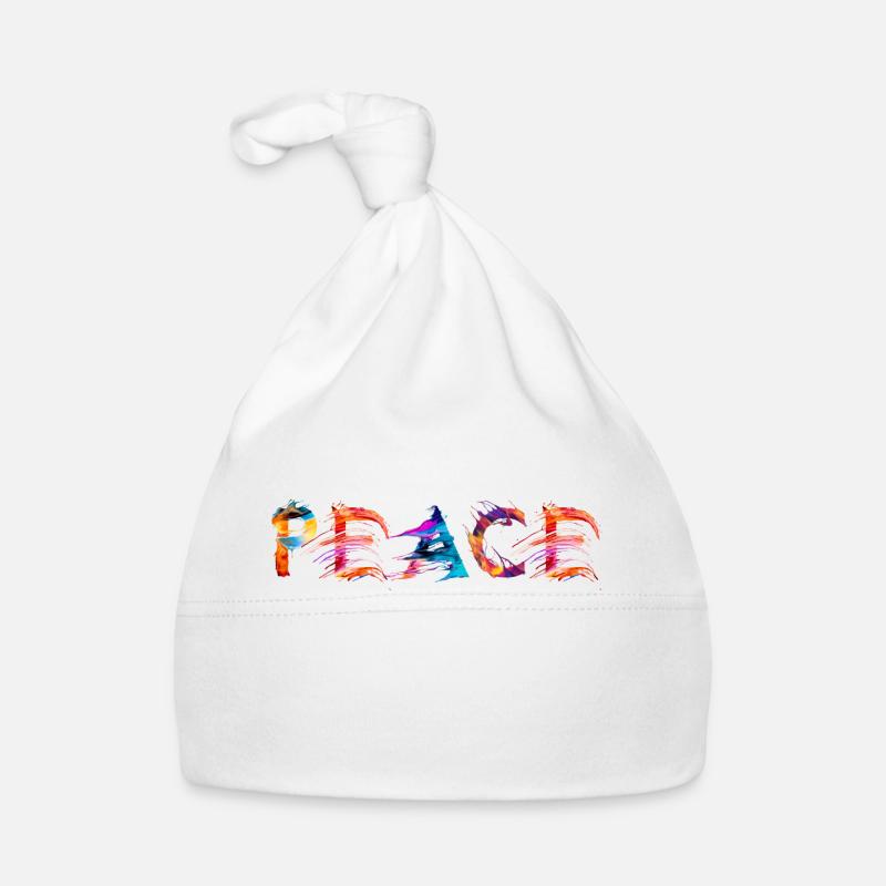Peace Organic Baby Cap